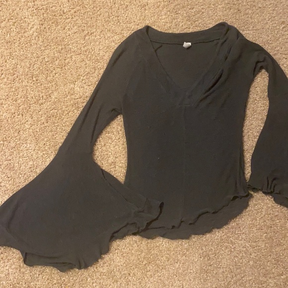 Free People Tops - Free People So Dramatic Bell Sleeve top size xs